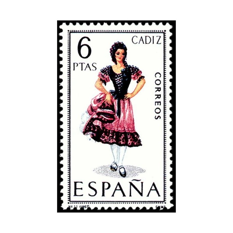 1967. 6 de noviembre. Trajes típicos Españoles. multicolor 25 - 1777