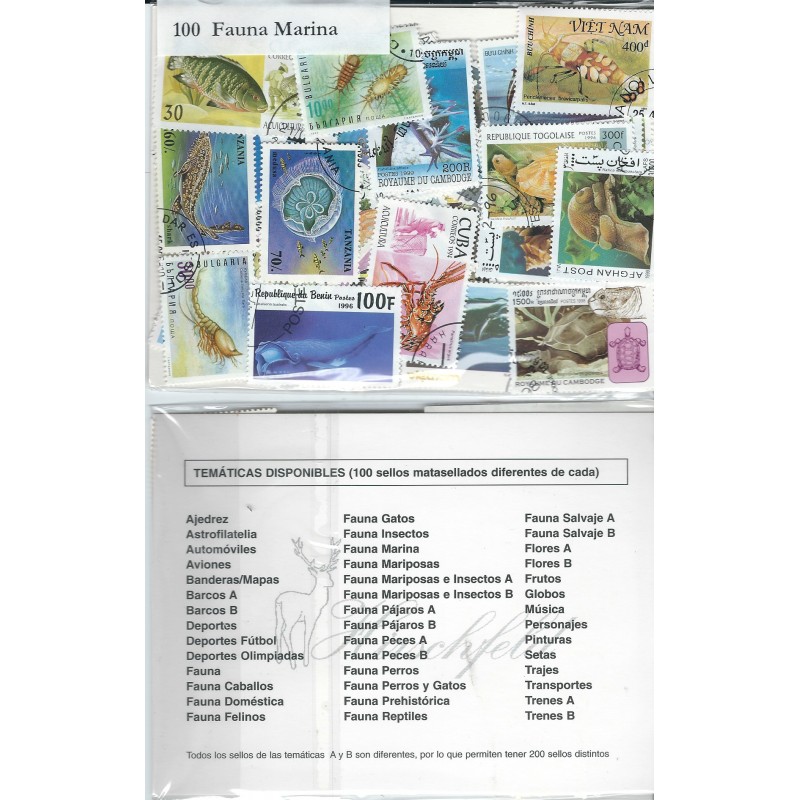Marina (100 sellos mundiales formato grande)
